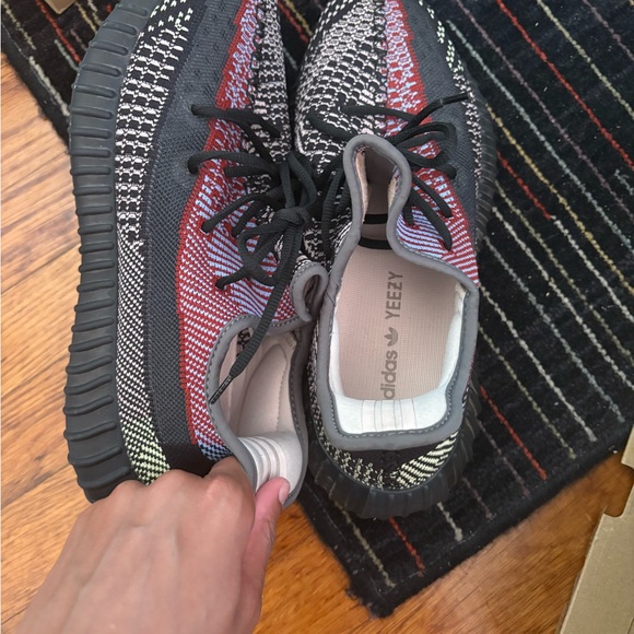 Adidas Kids Black and Red Sneakers